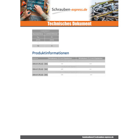 1 x Dübel Nylon Selbstbohrende Schrauben RAWLPLUG 14x32 Mit Schraube Verzinkt