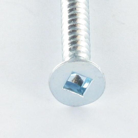 1 x Selbstbohrende Schrauben Senkkopfschraube Carr 3,9 x 25 Viereckig 1 Verzinkt