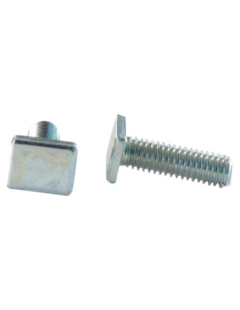 1 x Metallschrauben Rechteckiger Kopf M6x20 9,5...
