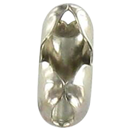 1 x Verbinderplatte Verschromtem Messing Für Kette Von 2,5