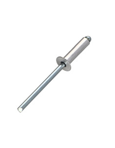 Blindniete Aluminio Vástago acero 3,2 x 18 Klemmdicke 13... 2