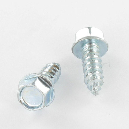 1 x Blechschraube Sechskantkopf Kreuzschlitz mit Flansch 4,2 x 9,5 Verzinkt