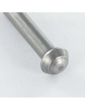 1 x Vollniet Rundkopf 5x10 Rohstahl