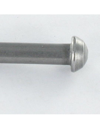 1 x Vollniet Rundkopf 5x10 Rohstahl