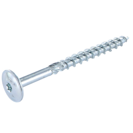 1 x Spanplattenschrauben Tellerkopfschrauben T30 6x120 Verzinkt