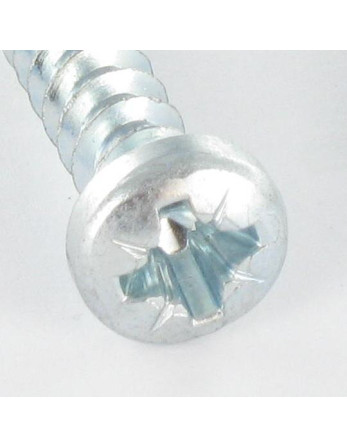 1 x Schraube PVC Zylindrischer Flachkopf Pozi...