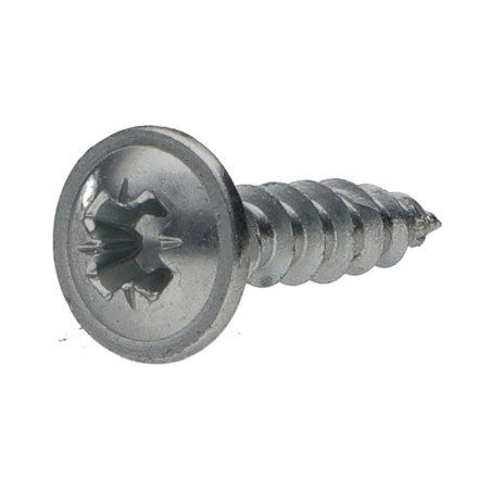 1 x Spanplattenschrauben Flachrundkopfschraube Pozi N°2 4X70 Mit Gewinde 40 Kopf-Durchmesser 10 Verzinkt