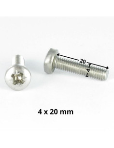 Metallschrauben breitem gewölbtem kopf Pozi PZ3 M4X20... 2