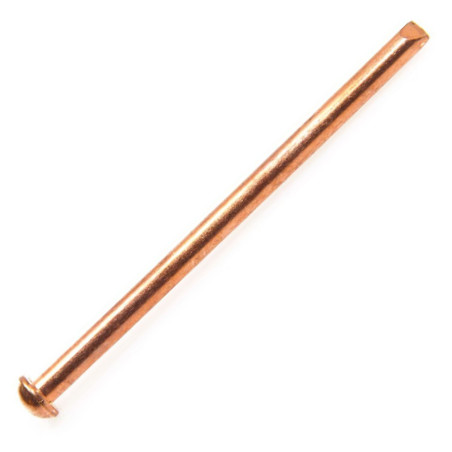 1 x Karosserienagel Kupfer 2,5 x 50