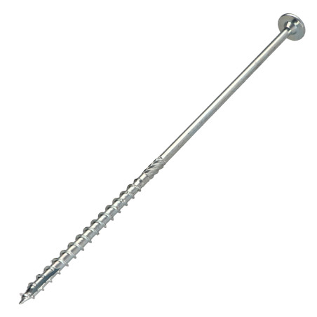 1 x Spanplattenschrauben TEKOR Tellerkopfschrauben T40 cut Bohrspitze mit Typ 17 Spitze 10x160 Teilgewinde Verzinkt