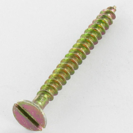 1 x Spanplattenschrauben Senkkopfschraube Gespalten 3x17 Dichromat Mikroschrauben