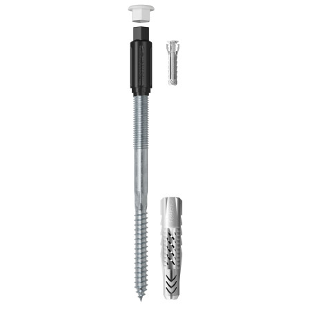 1 x Distanzmontage THERMAX Fischer 10/120 M8 Verzinkt