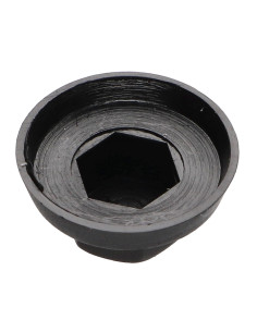 Kappe Sechskantkopf Polyethylen RAL9005 tiefschwarz für... 2