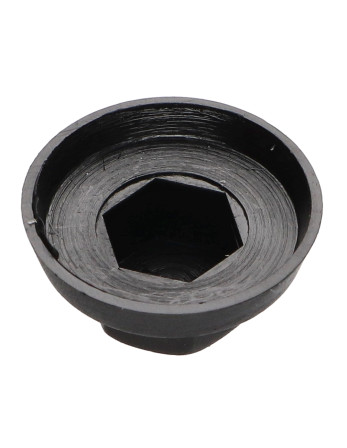 1 x Kappe Sechskantkopf Polyethylen RAL9005...