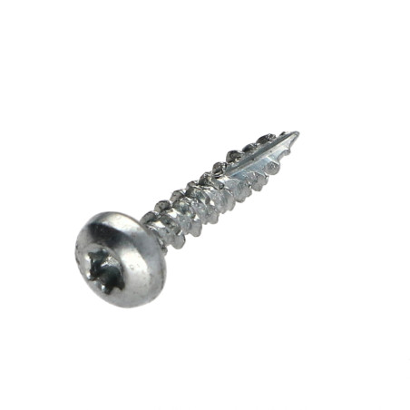 1 x Spanplattenschrauben TEKOR Rundkopf T20 4x20 Gesamtgewinde cut Bohrspitze mit Typ 17 Spitze Verzinkt