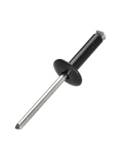 Nieten geschält GOSTAR Aluminium Stahlgewinde 4x16 Schwarz 2