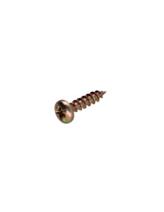 Spanplattenschrauben Rundkopf Pozi N°2 4X13 Dichromat