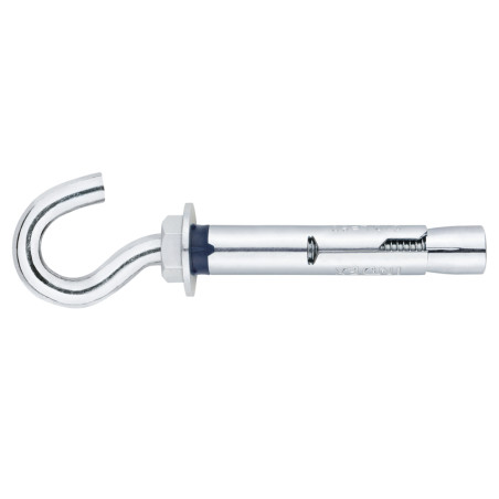 1 x Dübel BOZELENANKER + Haken Bohrer 16 M12x80 Verzinkt