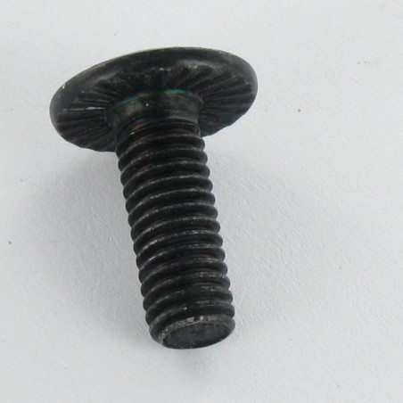 1 x Schraube Flachrundkopfschraube Schraubenschlüssel 5 M8X30 Gezahnt UNTEN Kopf Stahl schwarz verzinkt