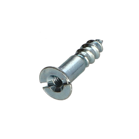 1 x Holzschraube Verzinkt 4,5 x 25 Gebohrt M3 gewinde 60