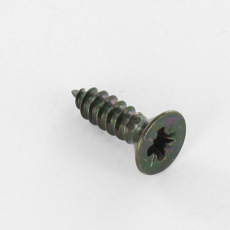 1 x Blechschraube Senkkopfschraube Pozi 4,8 x 16 Stahl schwarz verzinkt