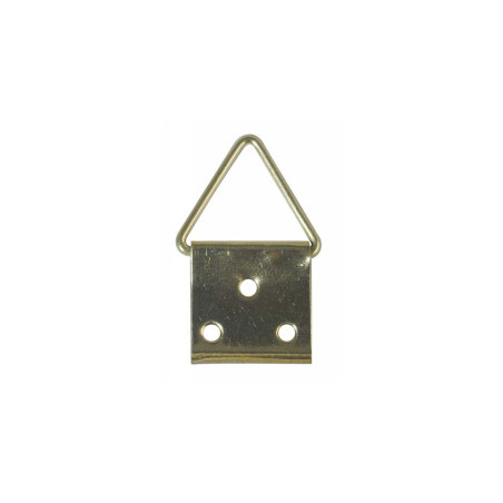 1 x Dreieckiger Bildaufhänger 12 mm Rohstahl