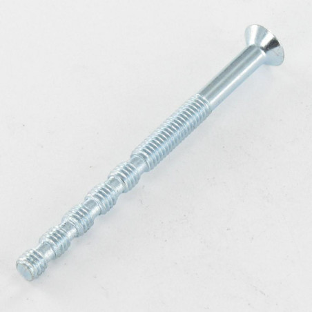 1 x Metallschrauben Senkkopfschraube Pozi PZ3 M4X55 Mit Gewinde 25 Secable Verzinkt