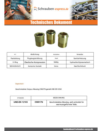 1 x Kugelkonischer gerader Verbindungsring...
