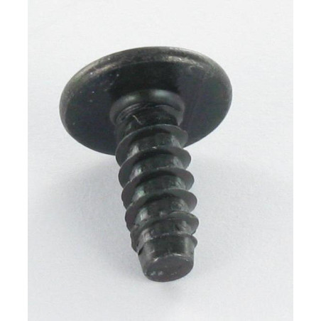 1 x Blechschraube Flachrundkopfschraube Pozi 4,8X13 Stahl schwarz verzinkt Ohne Nagel