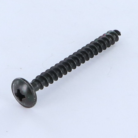 1 x Spanplattenschrauben Flachrundkopfschraube Pozi N°2 5X25 Gesamtgewinde Kopf-Durchmesser 10 Stahl schwarz verzinkt