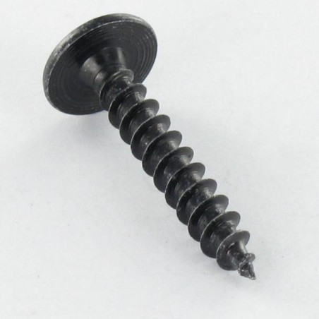 1 x Spanplattenschrauben Flachrundkopfschraube Pozi N°2 5X25 Gesamtgewinde Kopf-Durchmesser 10 Stahl schwarz verzinkt