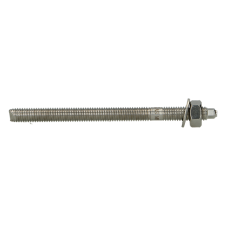 1 x Gewindestange BOZELENANKER CHEMISCH M10x130 Verzinkt