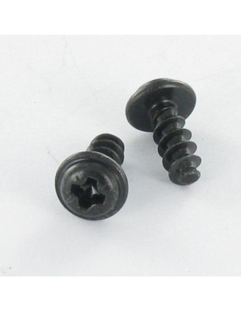 1 x Schraube PVC Flachrundkopfschraube Pozi 2...