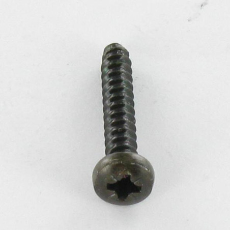 1 x Blechschraube breitem gewölbtem kopf Pozi 2,9 x 8 Stahl schwarz verzinkt Ohne Nagel