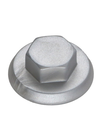1 x Kappe Sechskantkopf Polyethylen RAL9006...