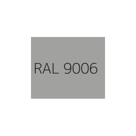 1 x Kappe Sechskantkopf Polyethylen RAL9006 weißaluminium für Bohrschrauben oder Blechschrauben Ø 6.3