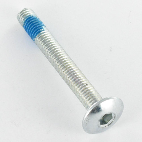 1 x Schraube Flachrundkopfschraube M6X50 Schraubenschlüssel 4 Verzinkt Schraubensicherung