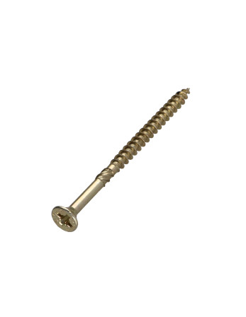 1 x Spanplattenschraube Senkkopf Pozi 4,5X70...