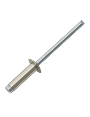 1 x Blindniete Aluminio Vástago acero 4,8 x 8...