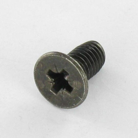 1 x Gewindefurchende Schraube Senkkopfschraube M5x10 Pozi PZ3 Stahl schwarz verzinkt