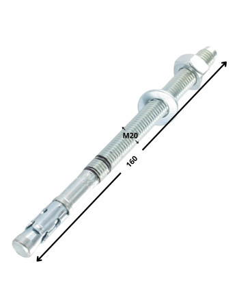 1 x Dübel BOZELENANKER R-XPTIIIZP M20X160...