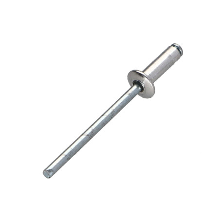1 x Blindniete Aluminio Vástago acero 4,8 x 80 Klemmdicke 70 für 75 Standard-Rundkopf