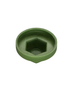 Kappe Sechskantkopf Polyethylen RAL6011 resedagrün für... 2