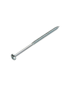 Spanplattenschrauben Rundkopf Pozi N°2 4X80 Mit Gewinde...