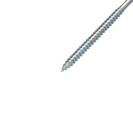 1 x Spanplattenschrauben Rundkopf Pozi N°2 4X80 Mit Gewinde 48 Verzinkt