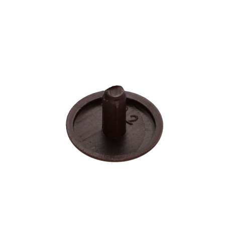 1 x Schraubenkopfabdeckung Polyethylen Kopf-Durchmesser 12 Gewindedurchmesser 3 Gewindelänge 6 RAL8017 schokoladenbraun