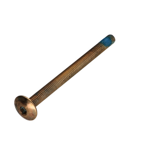 1 x Schraube Flachrundkopfschraube M6X80 Schraubenschlüssel 4 Vermessingtem Stahl Schraubensicherung