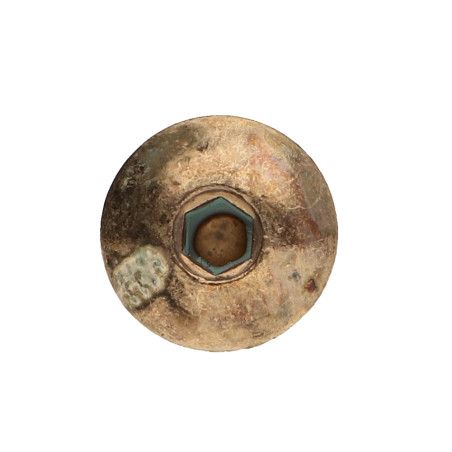 1 x Schraube Flachrundkopfschraube M6X80 Schraubenschlüssel 4 Vermessingtem Stahl Schraubensicherung