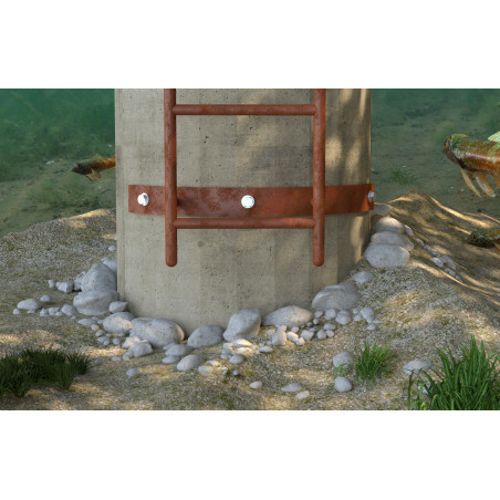 1 x Gewindestange Fischer RGM für SIEGEL M12x250 Verzinkt
