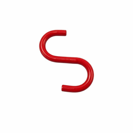 1 x Haken S Zurr- 2000 kg roter Stahl